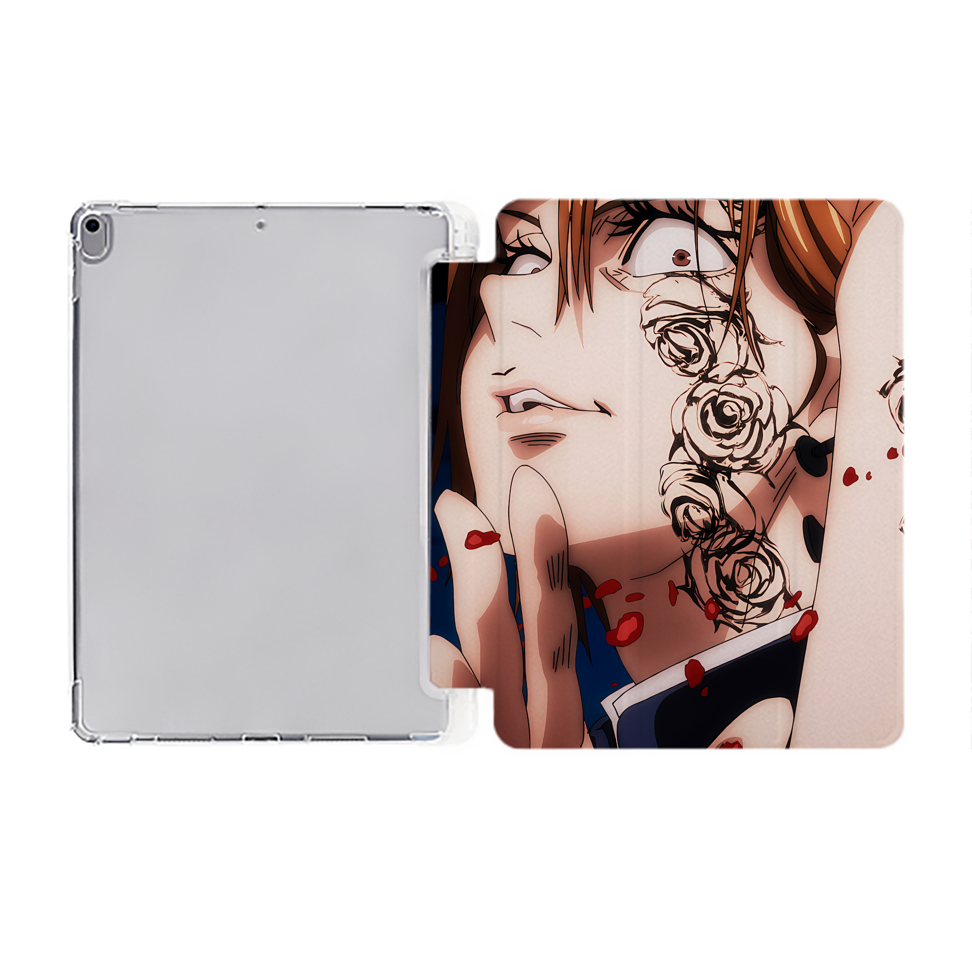 （画像用） SPY×FAMILY间谍家家酒 IPad ケース ペン収納付き 三つ折りスタンド PUレザー×シリコン 対応機種9.5/10.5/10.9インチ